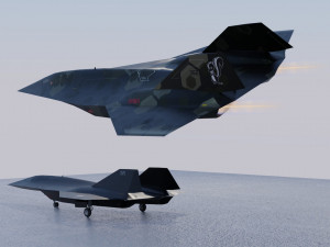 Lockheed SR-72 Darkstar Modelo 3D
