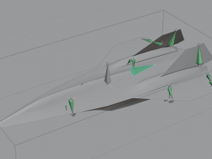 Lockheed SR-72 Darkstar Modelo 3D