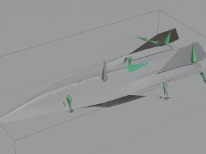 Lockheed SR-72 Darkstar 3D Model