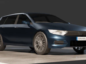 Volkswagen Passat B8 Variant 3D Model