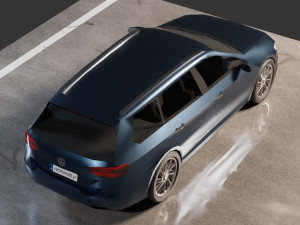 Volkswagen Passat B8 Variant 3D Model