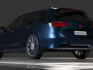 Volkswagen Passat B8 Variant 3D Model