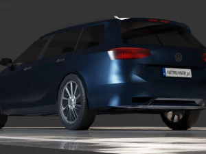 Volkswagen Passat B8 Variant 3D Model