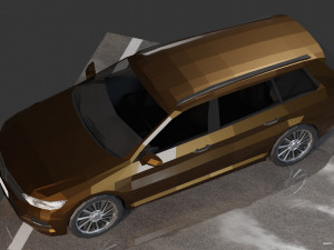 Volkswagen Passat B8 Variant 3D Model