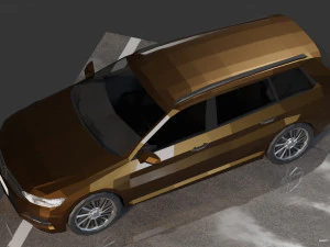 Volkswagen Passat B8 Variant 3D Model