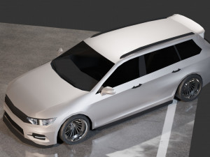 Volkswagen Passat B8 Variant 3D Model