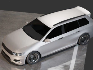 Volkswagen Passat B8 Variant 3D Model