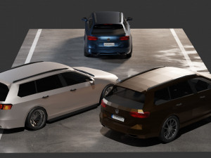 Volkswagen Passat B8 Variant 3D Model