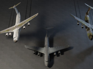 Lockheed C-5 Galaxy 3Dモデル