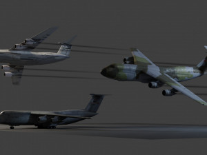 Lockheed C-5 Galaxy 3Dモデル