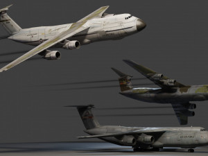 Lockheed C-5 Galaxy 3Dモデル