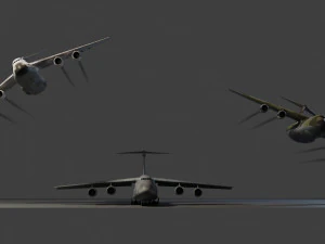 Lockheed C-5 Galaxy 3D Model