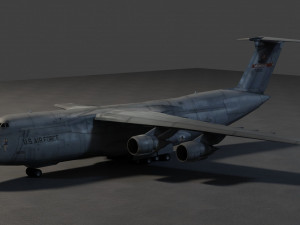 Lockheed C-5 Galaxy 3Dモデル