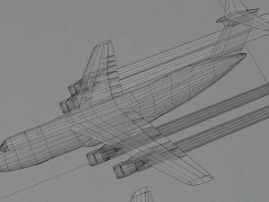 Lockheed C-5 Galaxy 3D Model