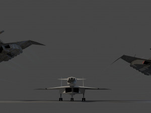 North American XB-70 Valkyrie 3D Модель