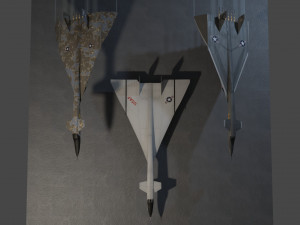 North American XB-70 Valkyrie 3D Модель