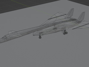 North American XB-70 Valkyrie 3D Модель