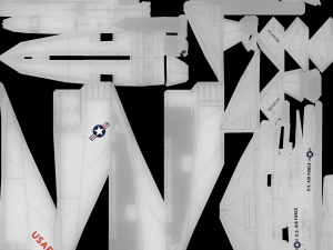 North American XB-70 Valkyrie 3D Модель