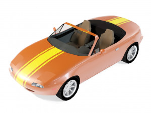 Mazda MX-5 Miata 3D 模型