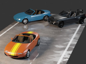 Mazda MX-5 Miata 3D Model