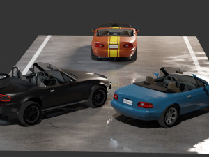Mazda MX-5 Miata 3D Model