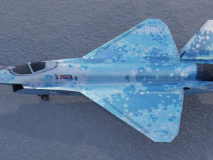 Sukhoi SU-75 Checkmate 3D Model