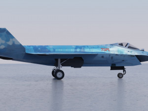 Sukhoi SU-75 Checkmate 3D 모델