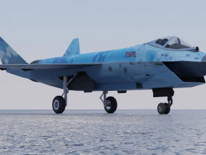 Sukhoi SU-75 Checkmate 3D Model