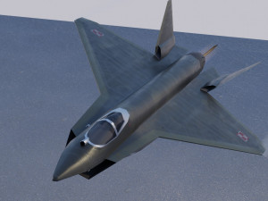 Sukhoi SU-75 Checkmate 3D 모델