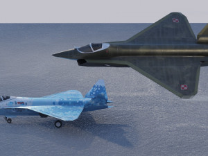 Sukhoi SU-75 Checkmate 3D 모델