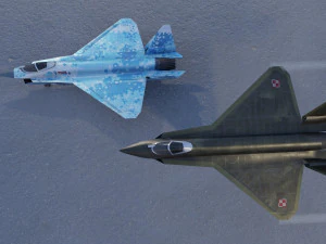 Sukhoi SU-75 Checkmate 3D Model