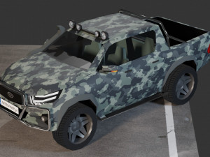 Toyota Hilux 3D Модель