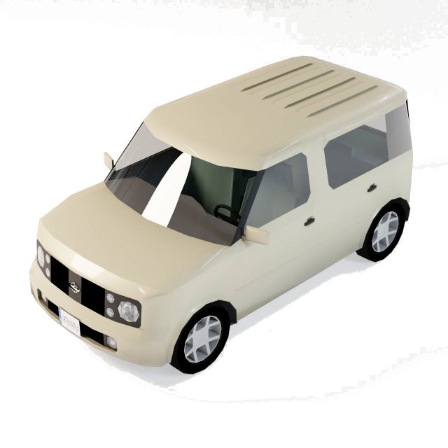Nissan Cube 2nd gen Modelo 3D .c4d .max .obj .3ds .fbx .stl .blend 