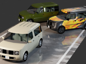 Nissan Cube 2nd gen Modelo 3D