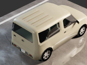 Nissan Cube 2nd gen 3D Model