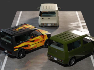 Nissan Cube 2nd gen 3D Model