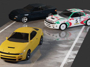 Toyota Celica 5th gen 3D Model
