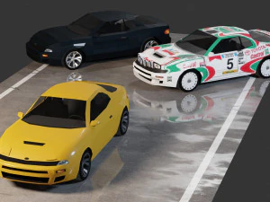 Toyota Celica 5th gen 3D Model