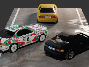 Toyota Celica 5th gen 3D Model