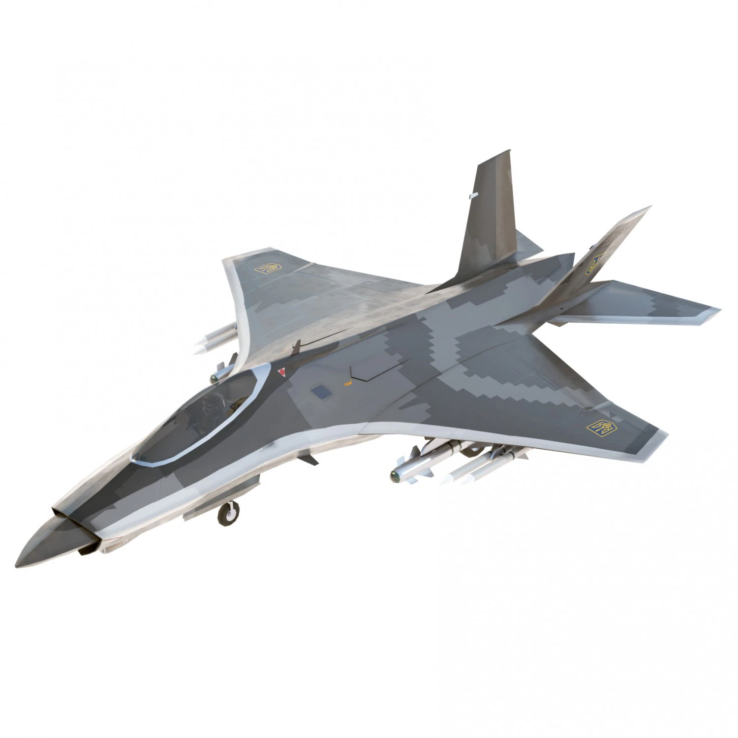 MIG-41 PAK DP Fulmar-C 3D Model .c4d .max .obj .3ds .fbx .stl .blend 
