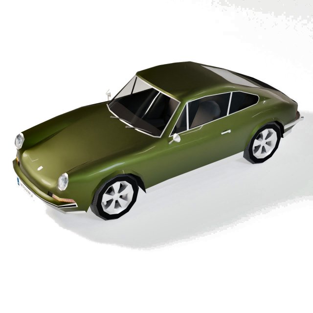 Porsche 911 1st gen 3D 模型 .c4d .max .obj .3ds .fbx .stl .blend 