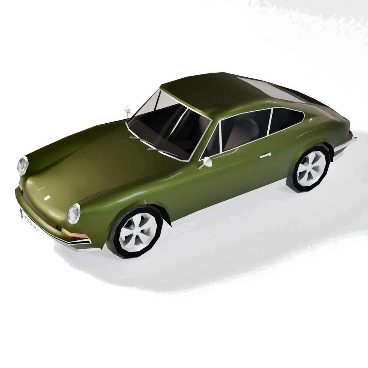 Porsche 911 1st gen 3D Model .c4d .max .obj .3ds .fbx .stl .blend 