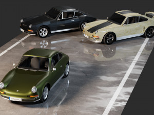Porsche 911 1st gen 3D 模型