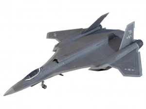 जनरल डायनेमिक्स एफ-34 लिंक्स कॉन्सेप्ट फाइटर 3D मॉडल