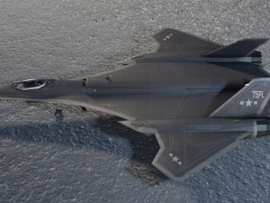 General Dynamics F-34 Lynx concept fighter 3D 모델
