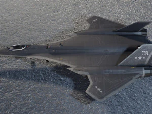General Dynamics F-34 Lynx concept fighter 3D Model