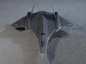 General Dynamics F-34 Lynx concept fighter 3D Model