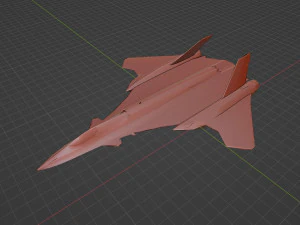 General Dynamics F-34 Lynx concept fighter 3D Model