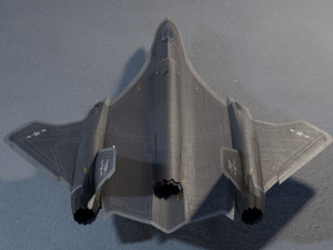 General Dynamics F-34 Lynx concept fighter 3D 모델