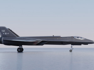 General Dynamics F-34 Lynx concept fighter 3D 모델